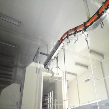 Equipo automático de recubrimiento en polvo con cabina de pulverización